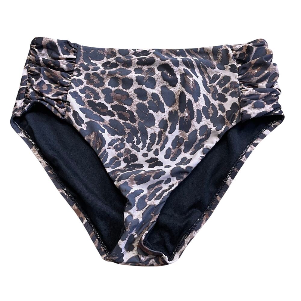 Bar III Leopard Print Bikini Bottom